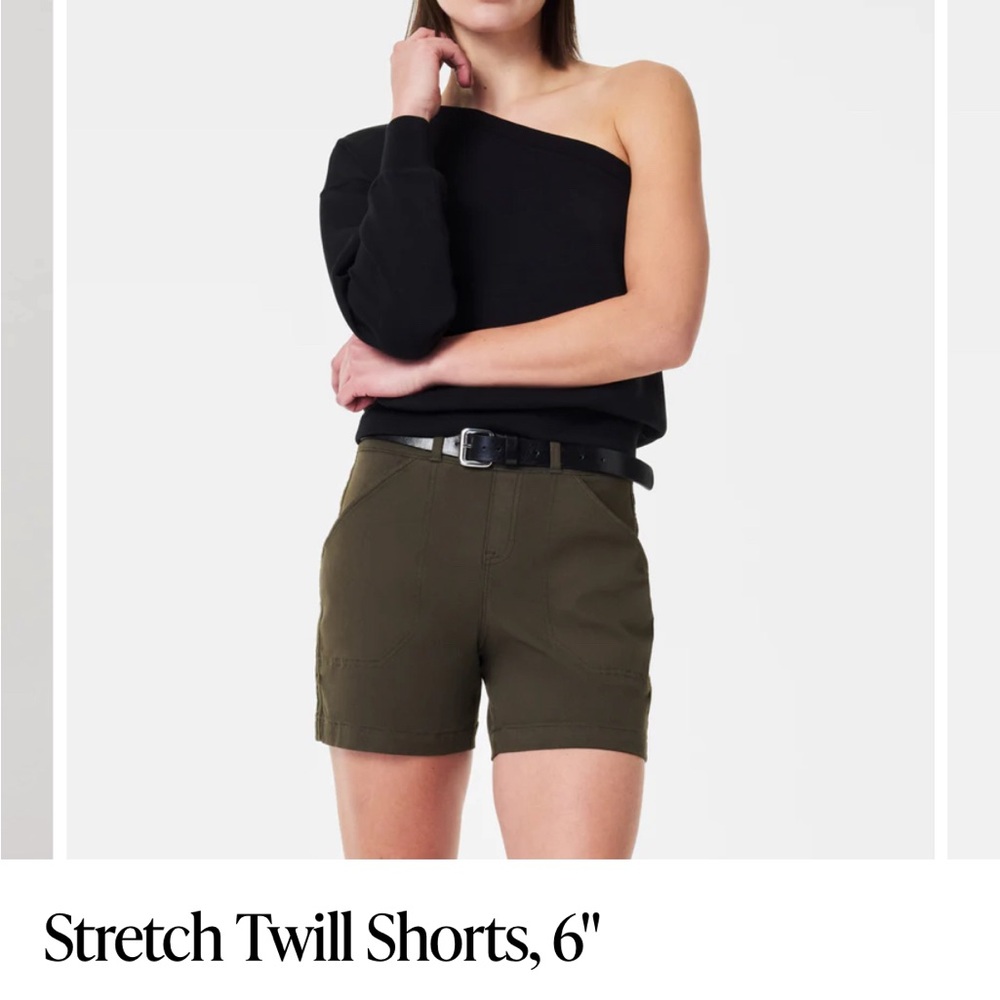 Spanx twill shorts Small
